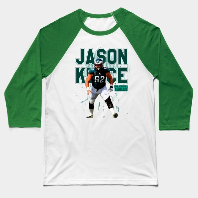 Jason kelce || philadelphia eagles Baseball T-Shirt by Aloenalone